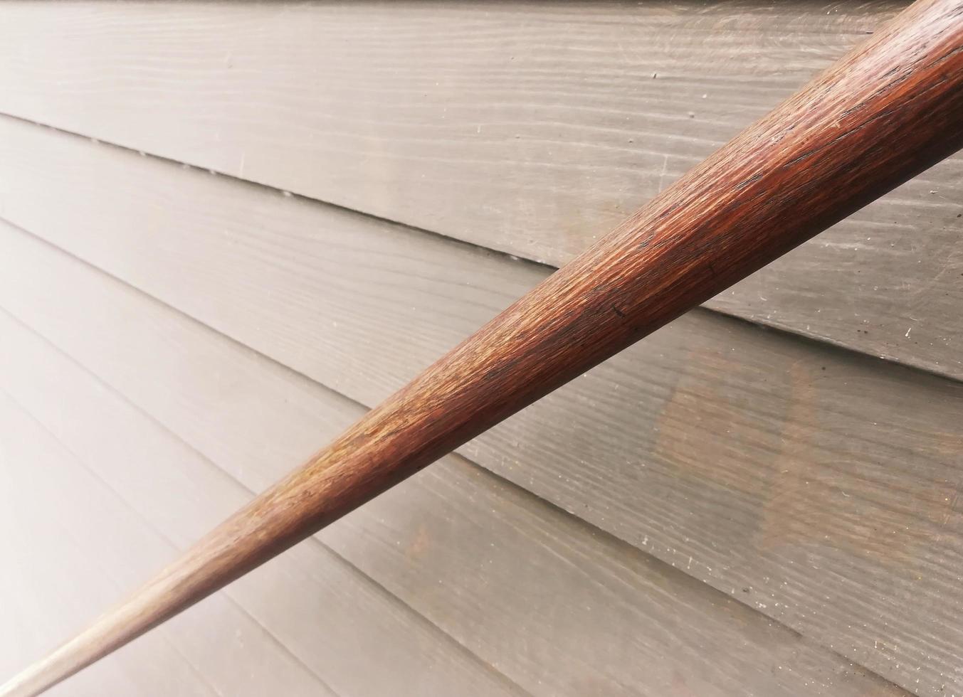 Wooden bar for catch when upstairs or downstairs. photo