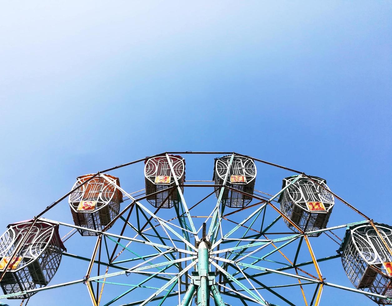 The swing in theme park. photo