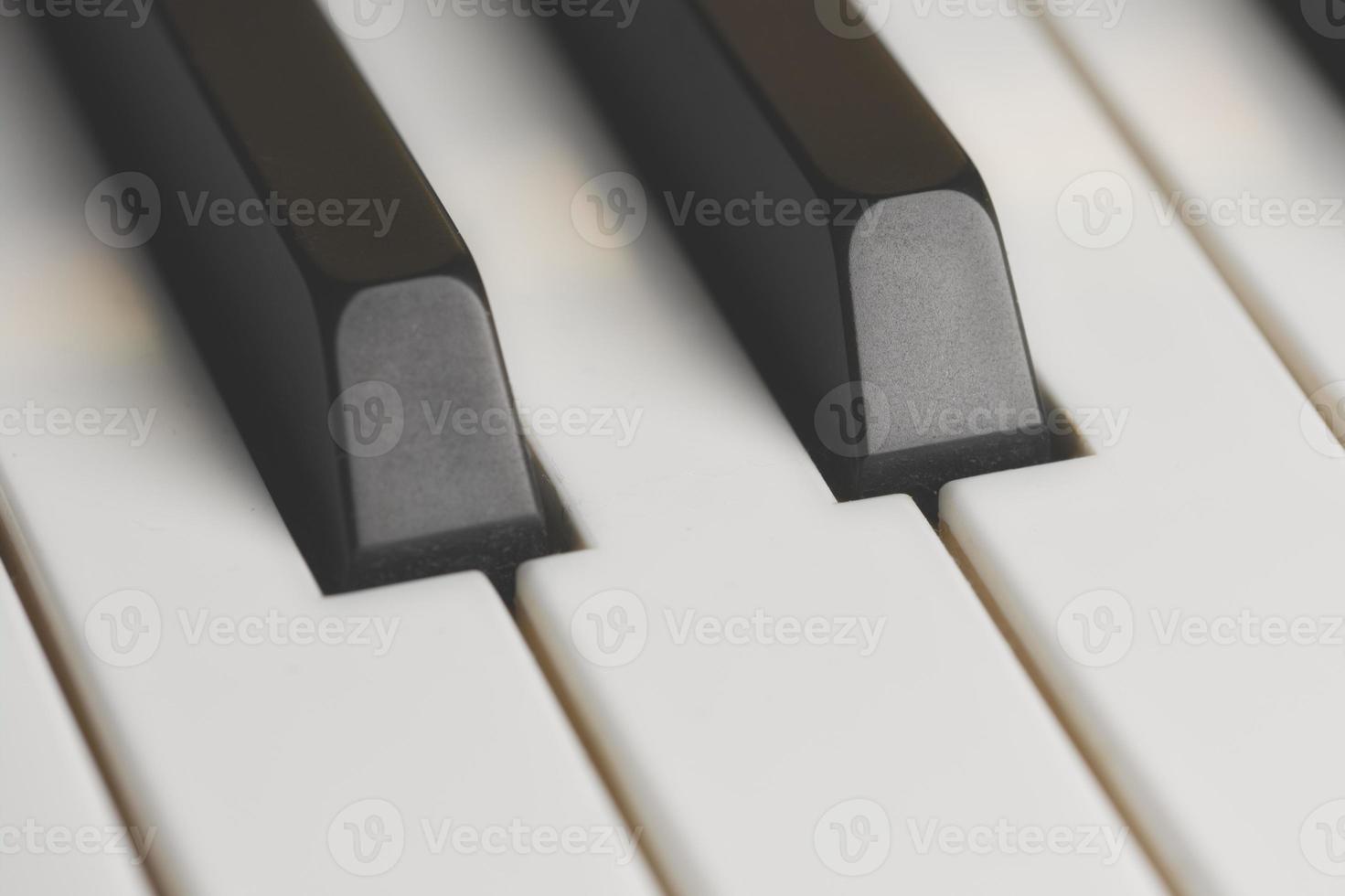 matt style color picture of the black and white piano keys photo