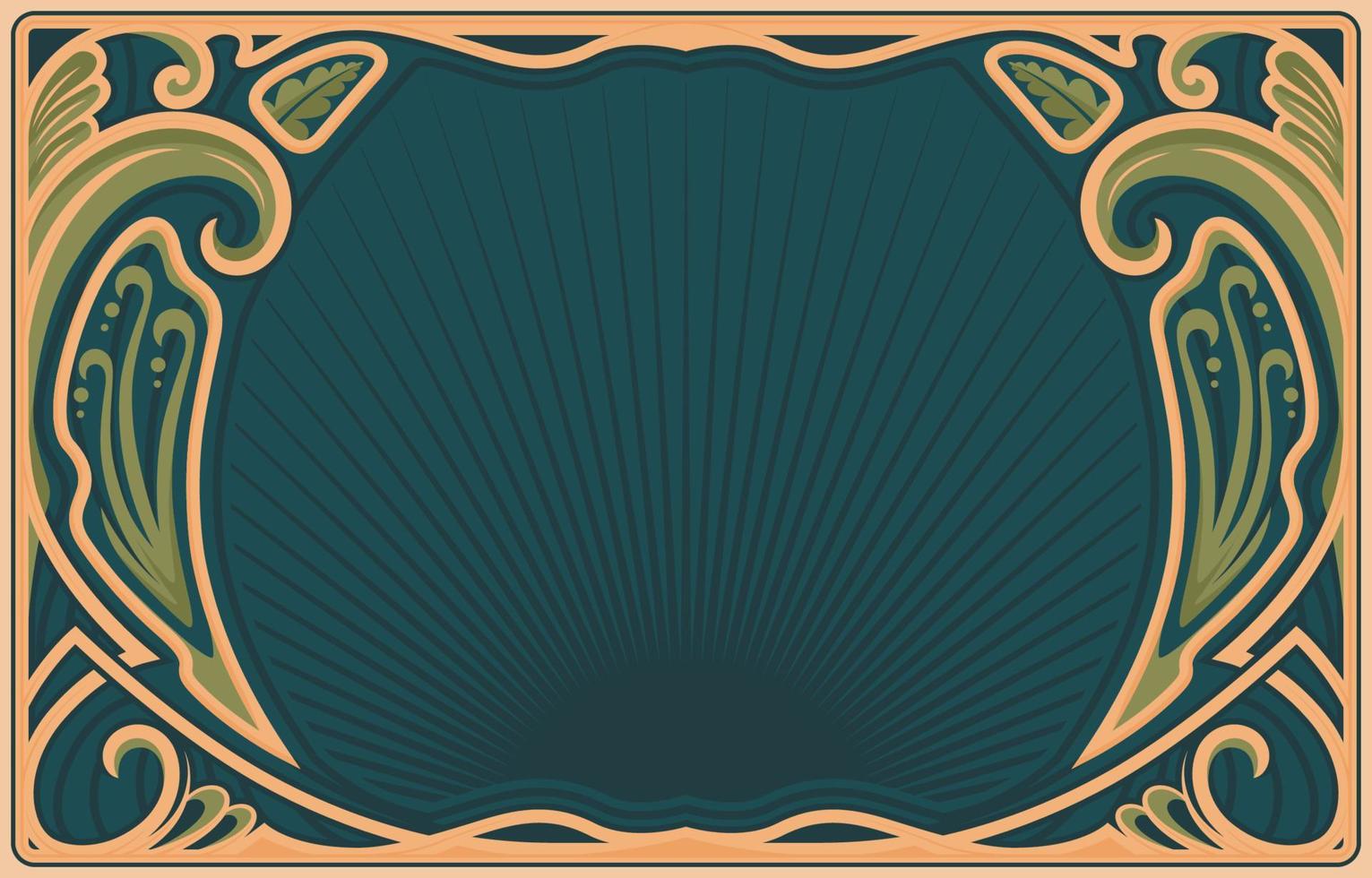 fondo de estilo art nouveau vector