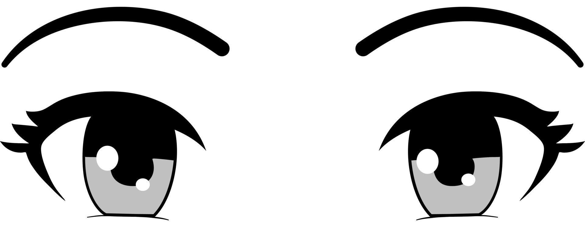 colección de ojos boho negros sobre fondo blanco. ojos expresivos y cejas de dibujos animados femeninos colección de ojos boho negros sobre fondo blanco. ojos expresivos y cejas de dibujos animados femeninos