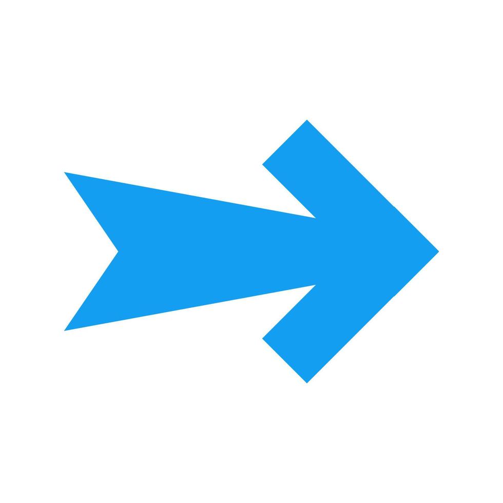 Arrow illustrated on white background vector
