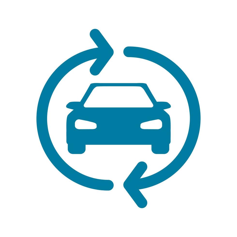 illustration of a car repair icon, or car insurance. vector