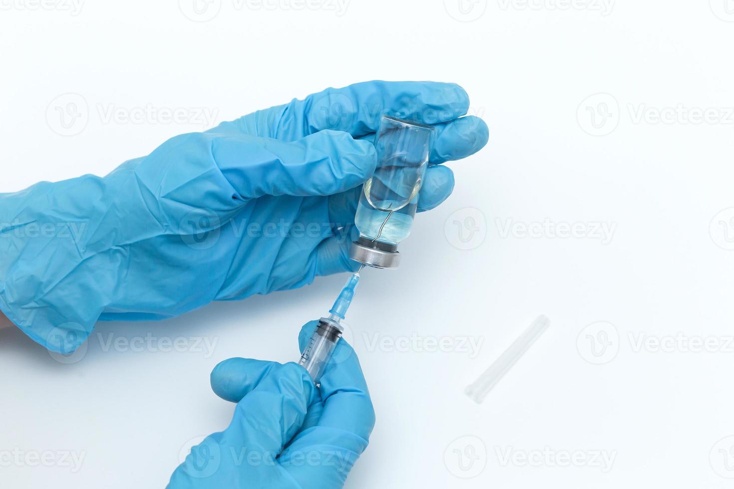 A nurse vaccinates the patient, vaccination photo