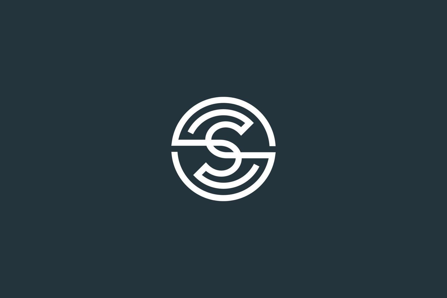 Initial Letter S Logo Design Vector Template