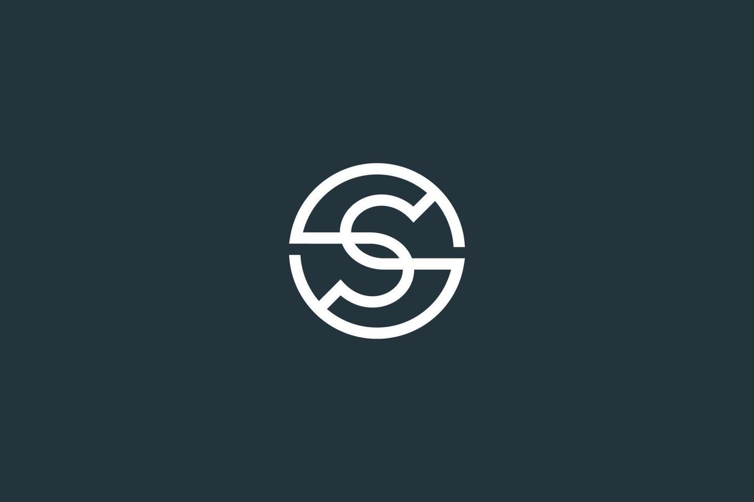 Initial Letter S Logo Design Vector Template