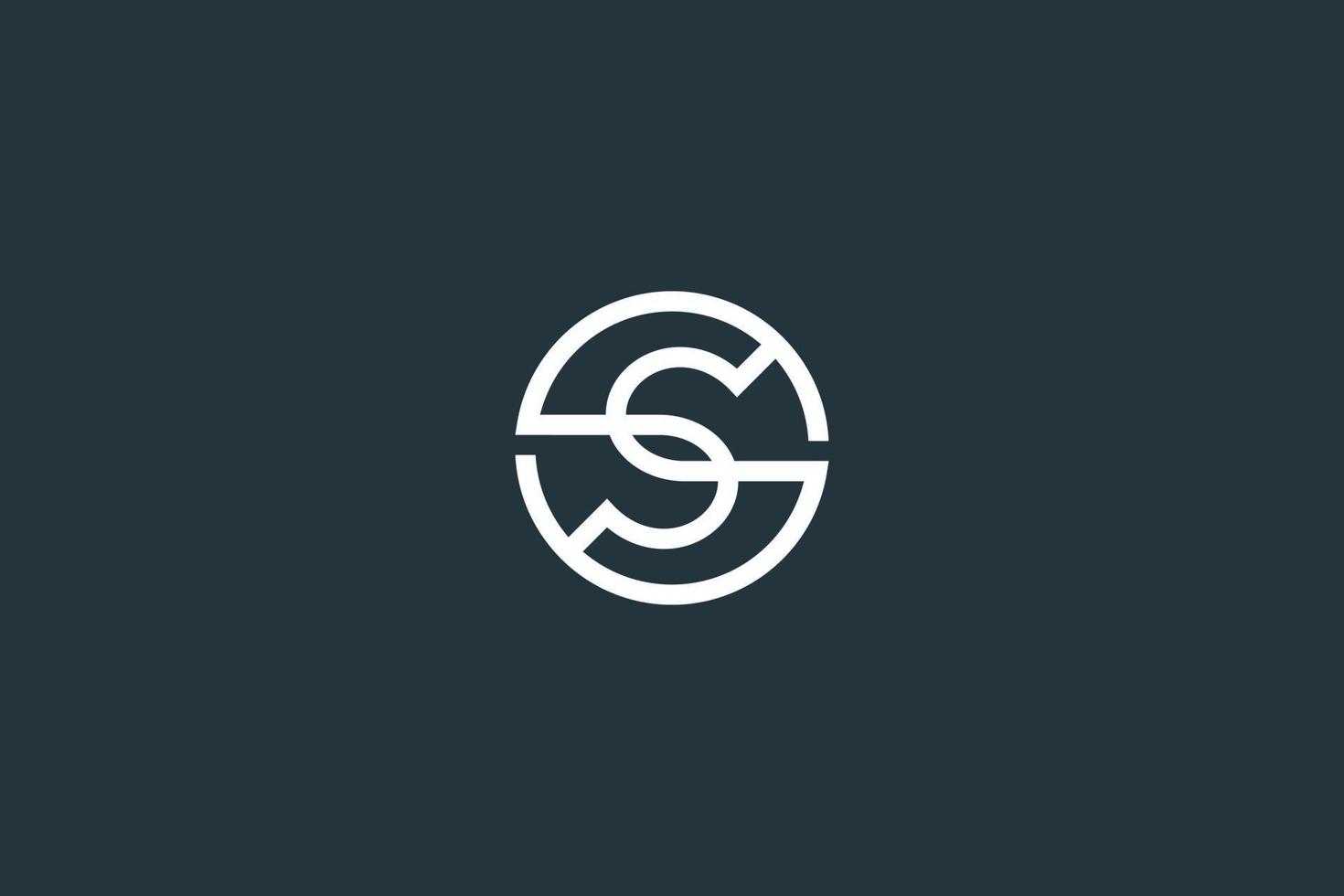 Initial Letter S Logo Design Vector Template