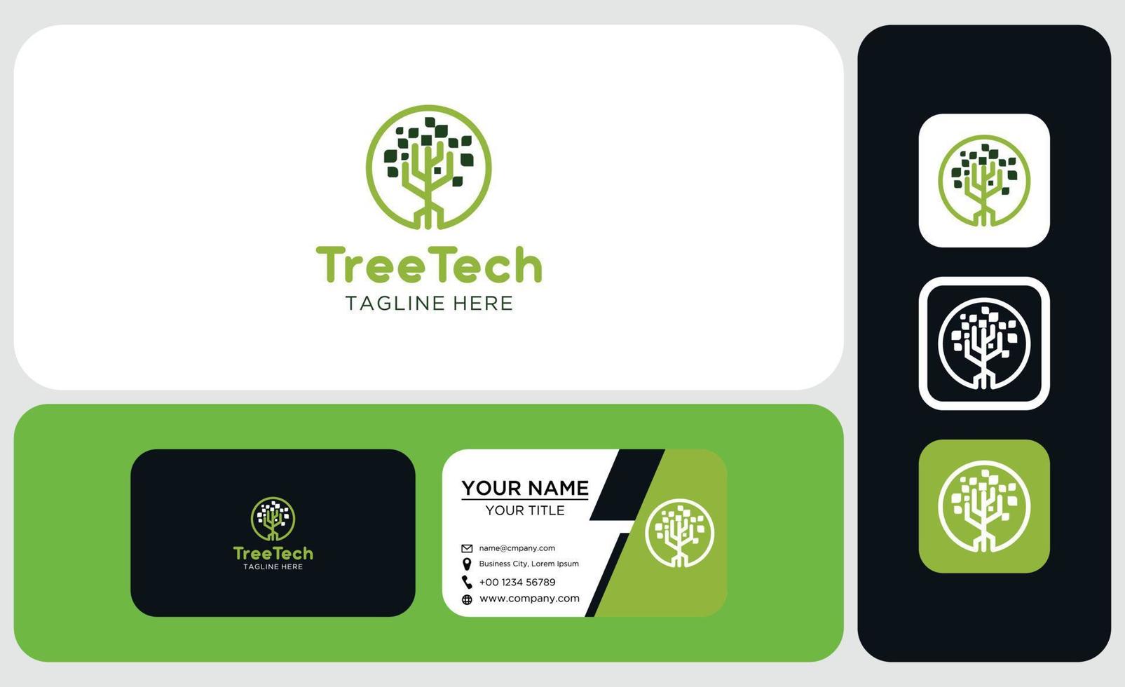 Organic technology logo design concept vector, technology logo, Leaf. vector