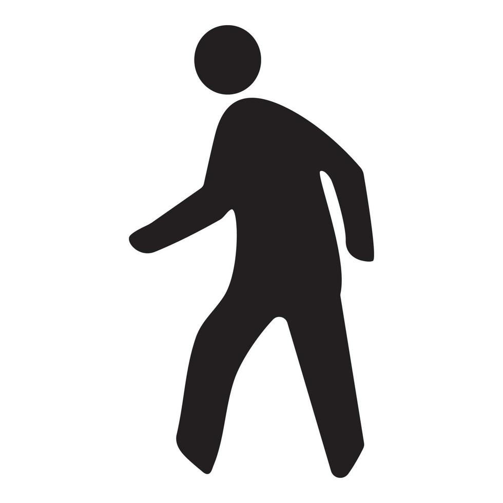 PEDESTRIAN CROSSING SIGN vector