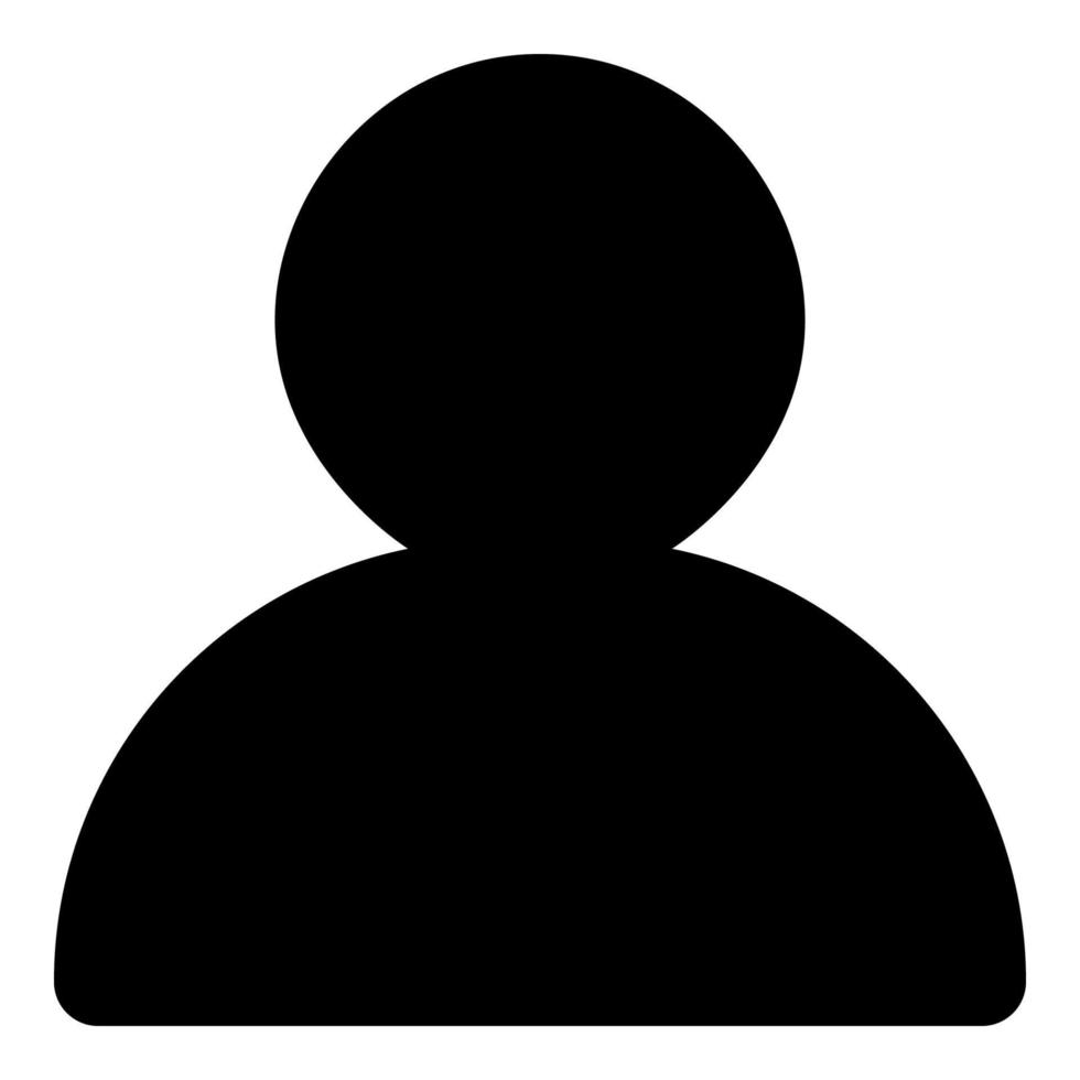 Profile, Basic UI Icon, UX,UI Icon Design vector