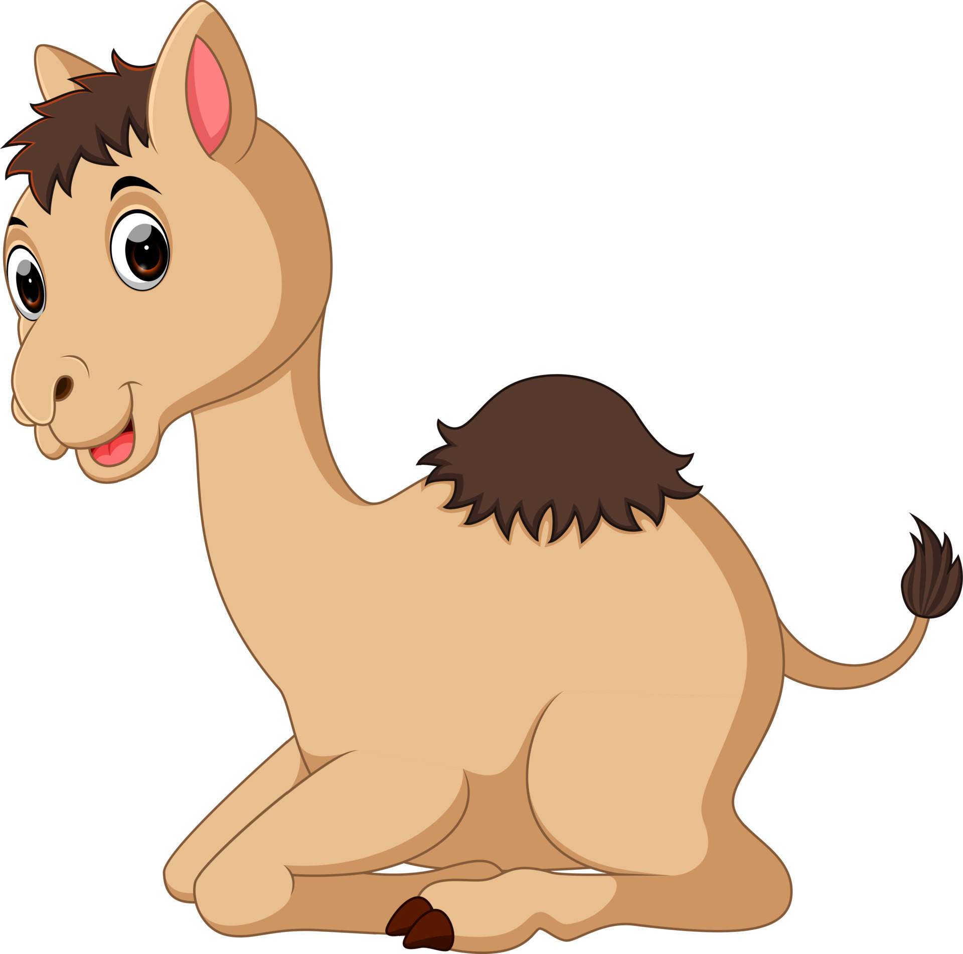 cute Camel cartoon 8020121 Vector Art at Vecteezy