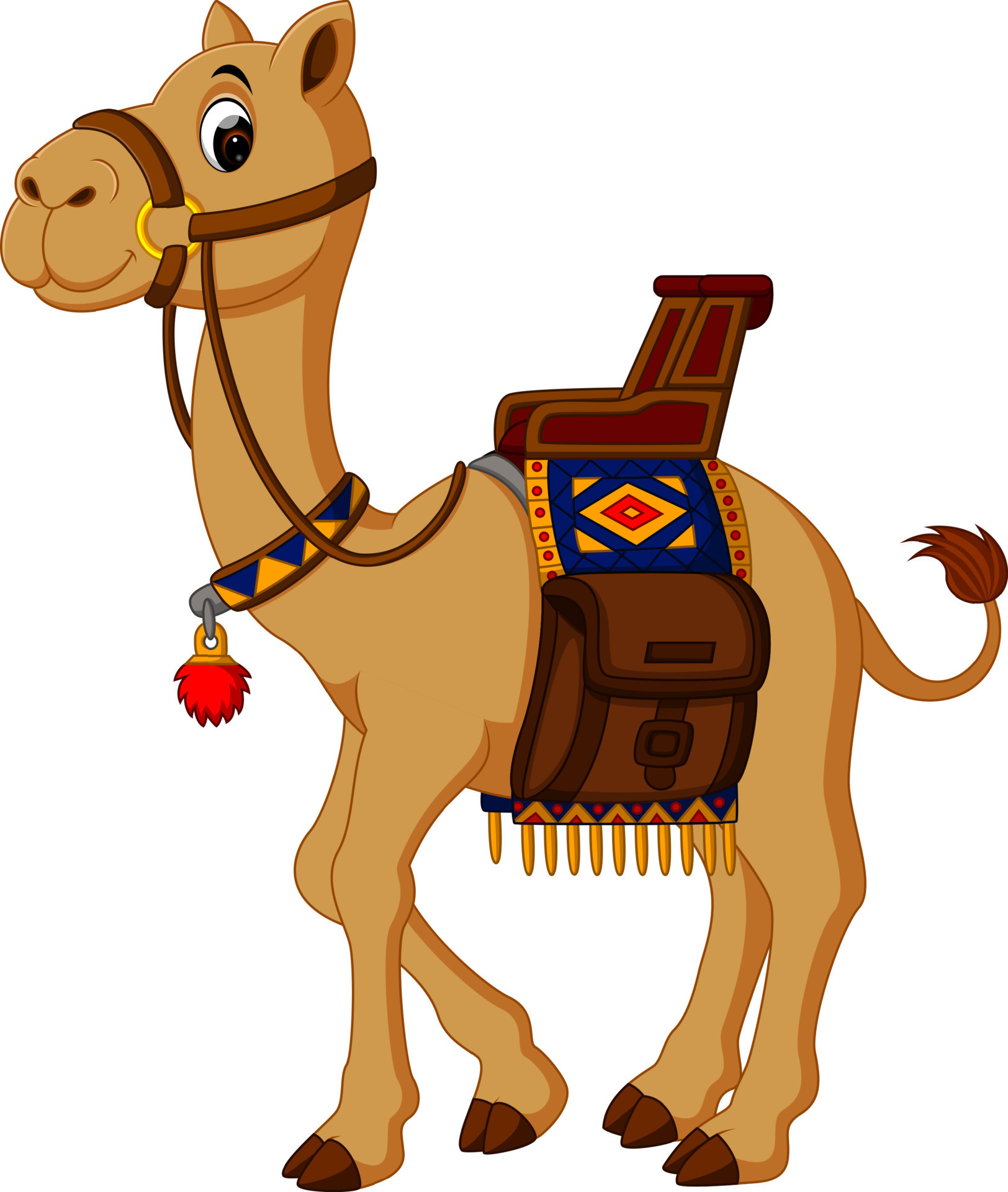cute Camel cartoon 8020152 Vector Art at Vecteezy