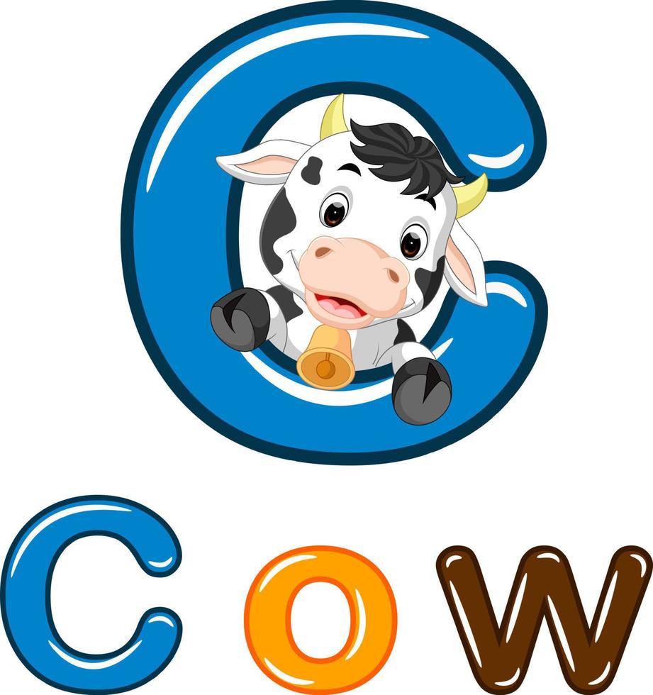 cute Cow cartoon vector