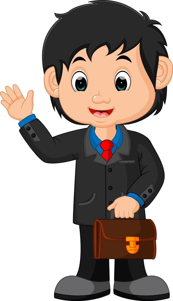 Boy Magician cartoon vector