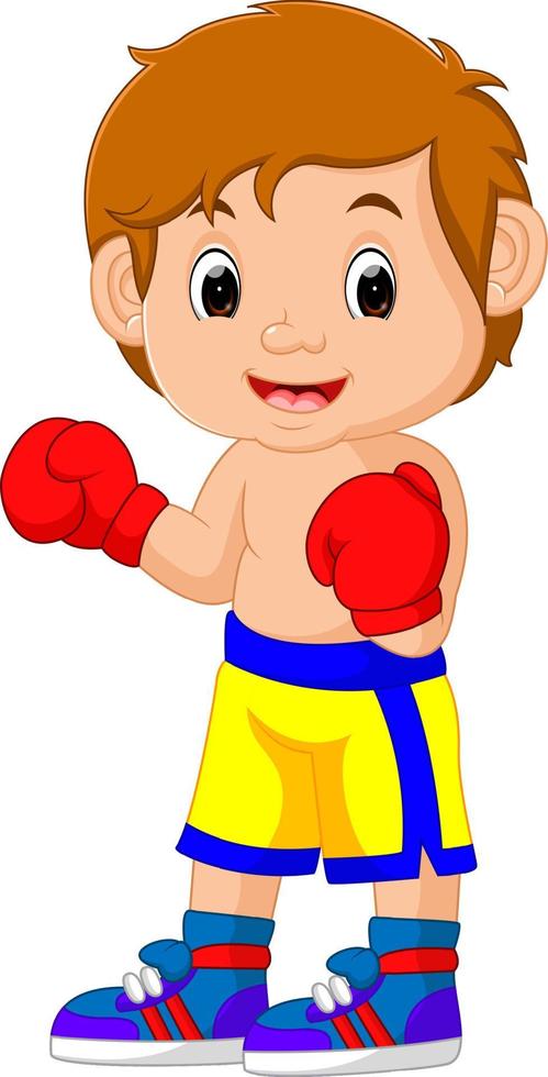 Vector illustration of boxing