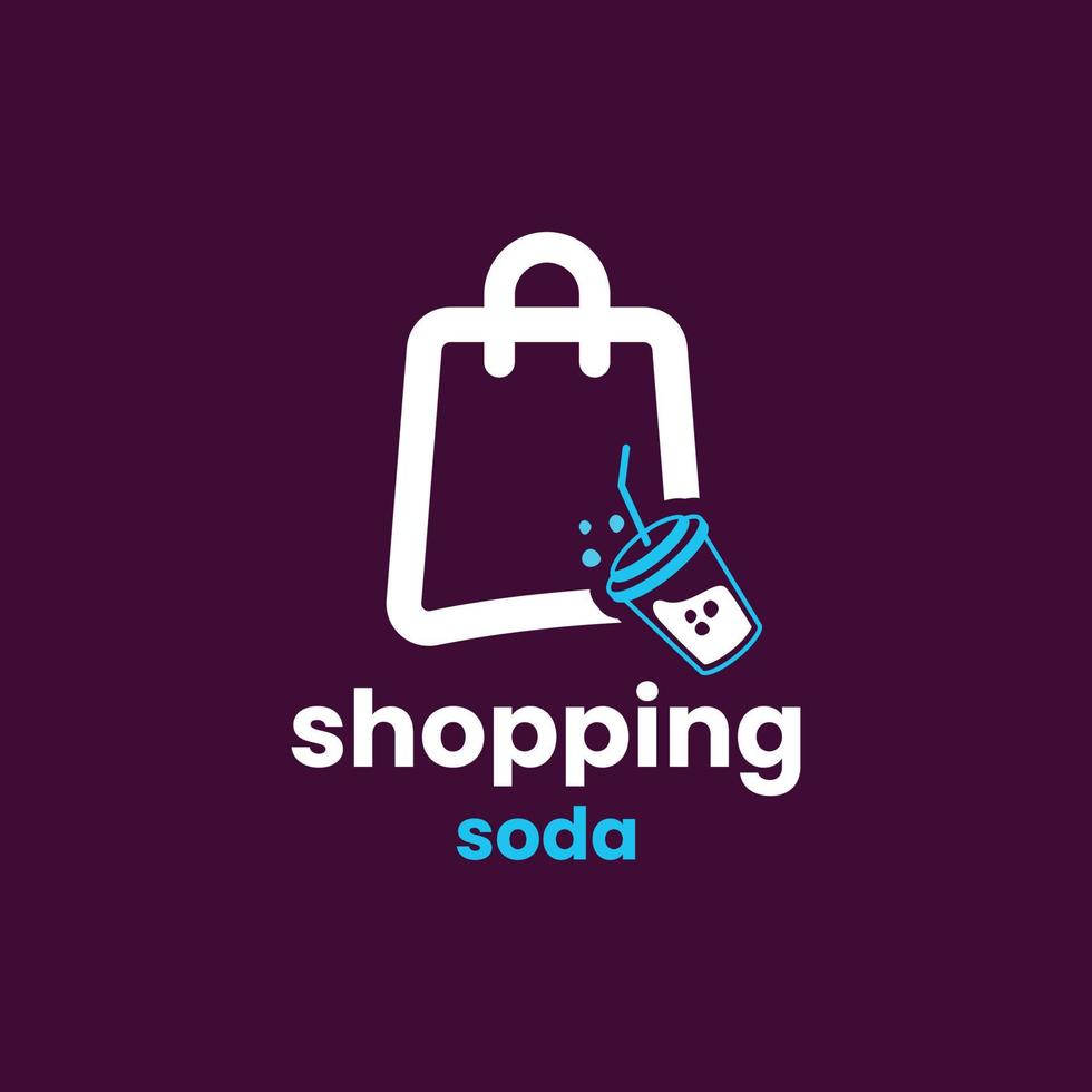 Shopping Soda Logo vector