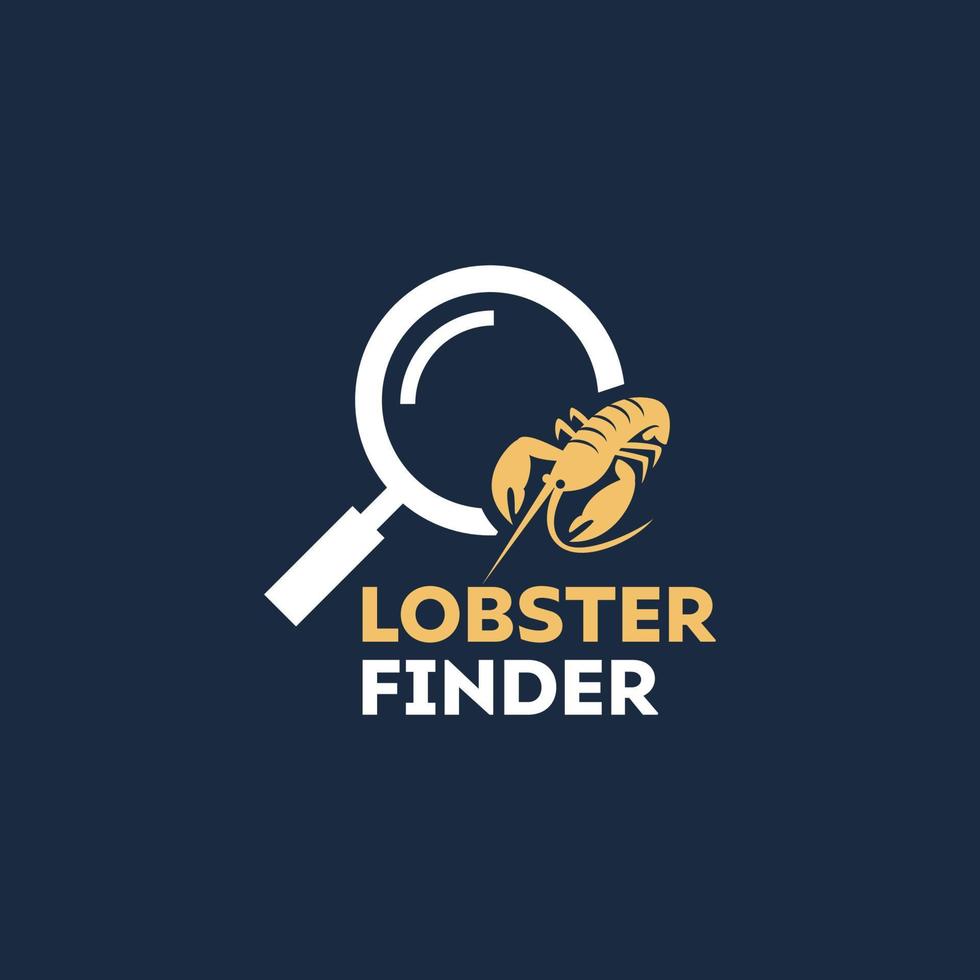Find Lobster Logo vector
