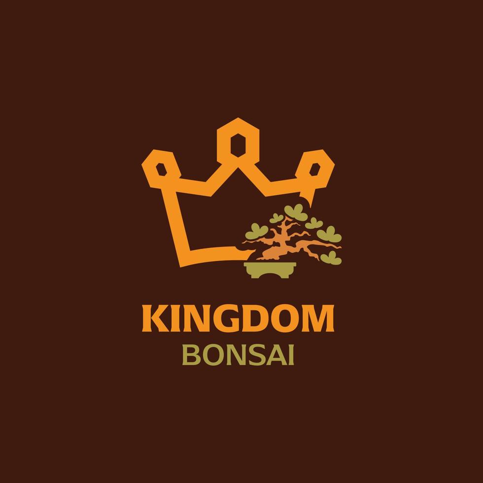 King Bonsai Logo vector