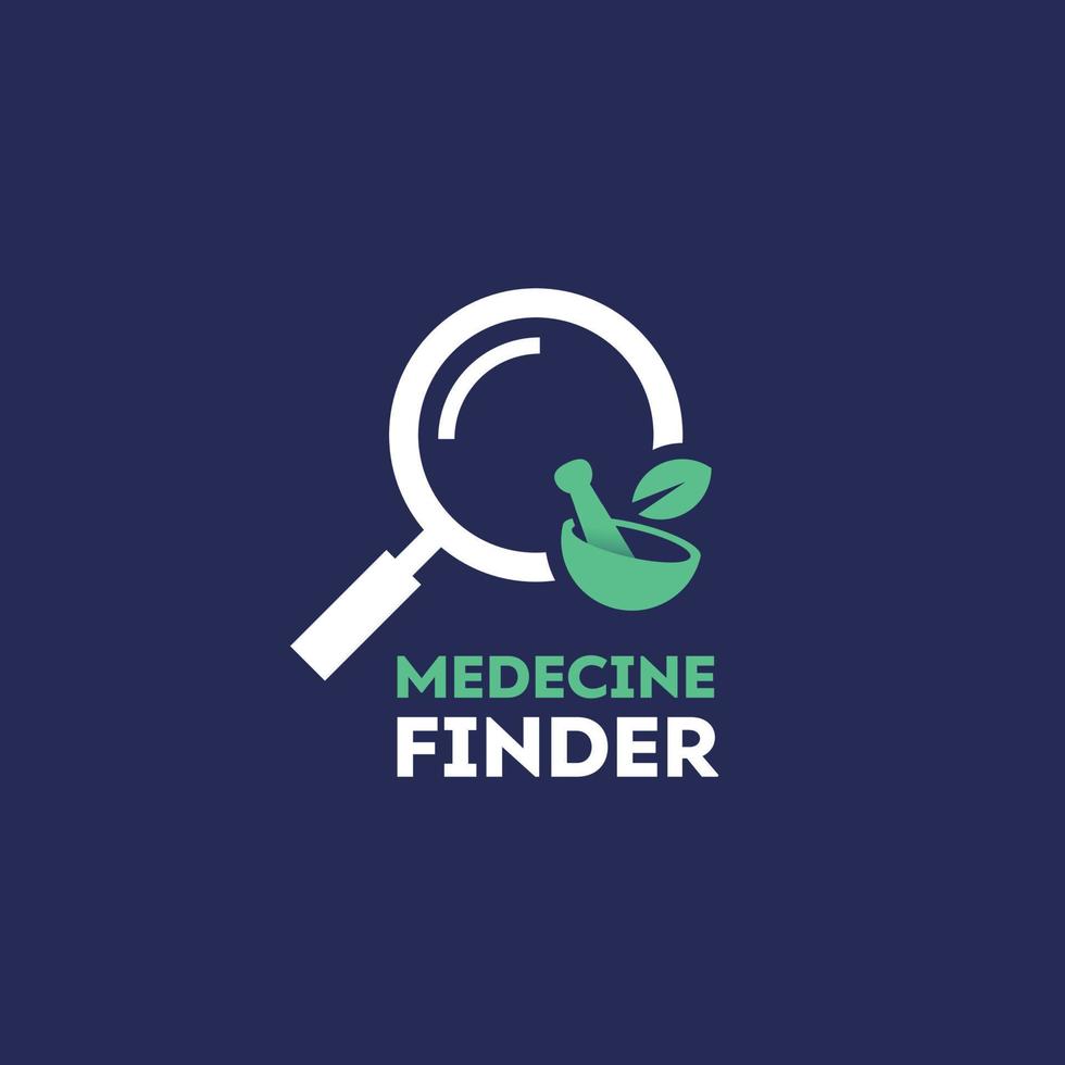 Find Medicine Logo vector
