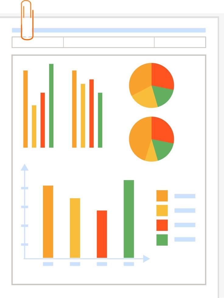 Infographics semi flat color vector object