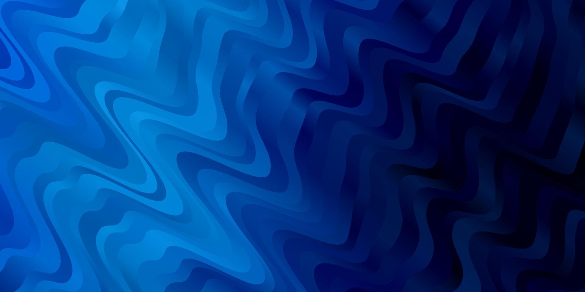 textura de vector azul oscuro con líneas torcidas.