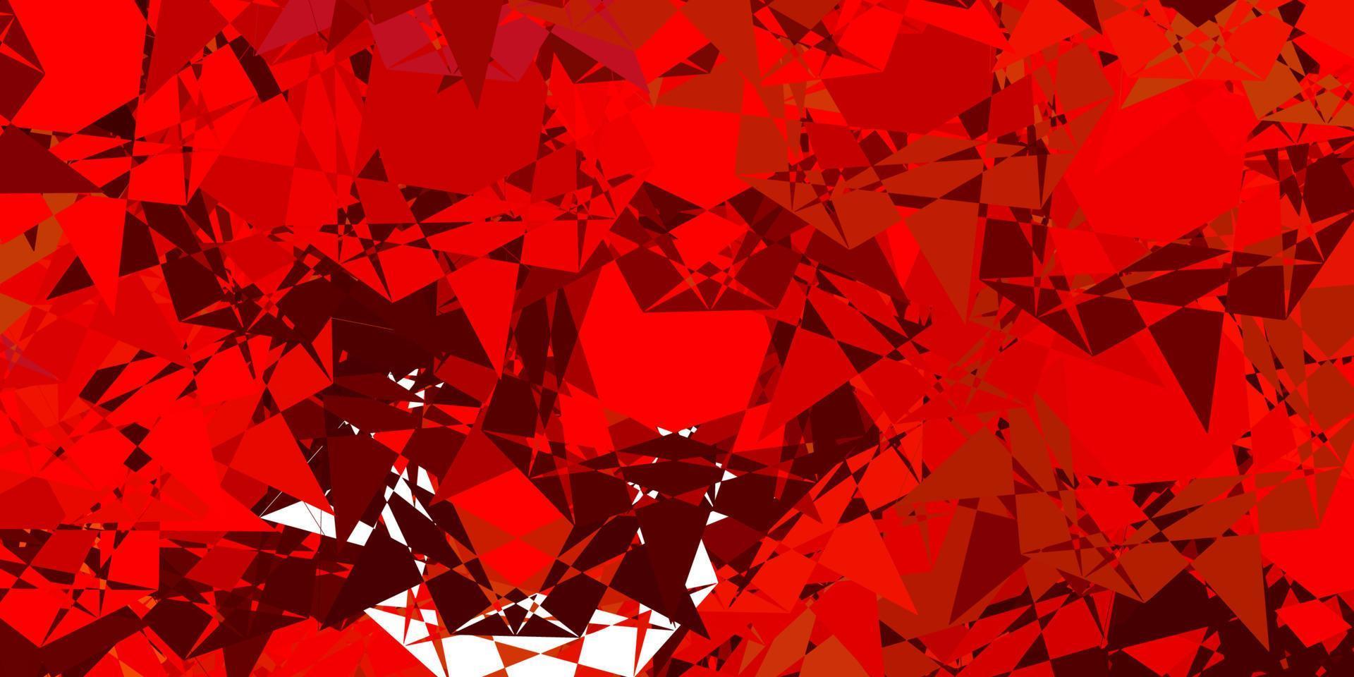 Light Red, Yellow vector layout with triangle forms.