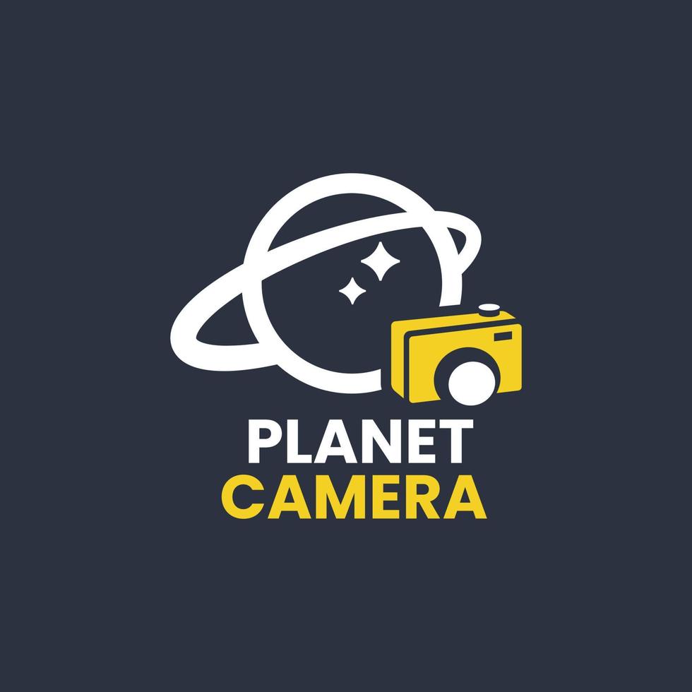 Planet Camera Logo vector