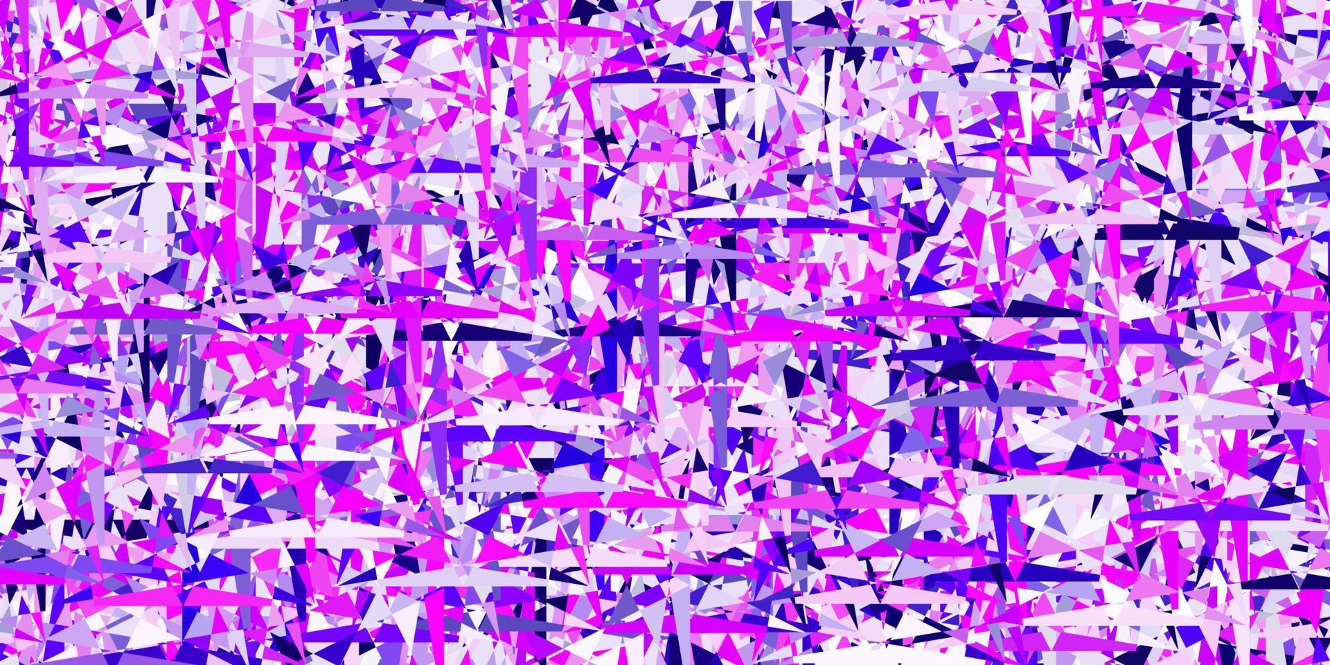 Light Purple, Pink vector pattern with polygonal style.