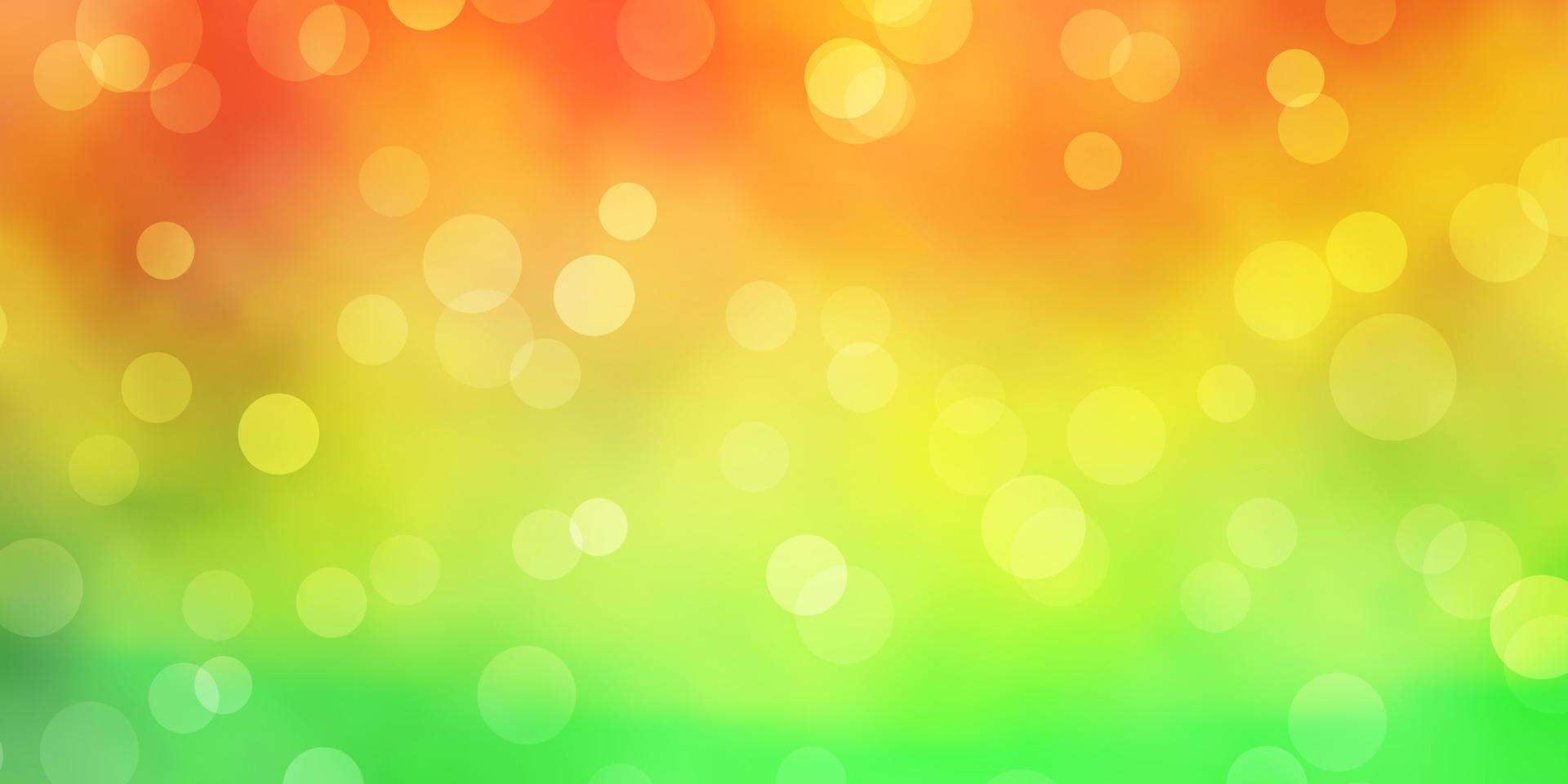 Light Blue, Yellow vector texture with disks.