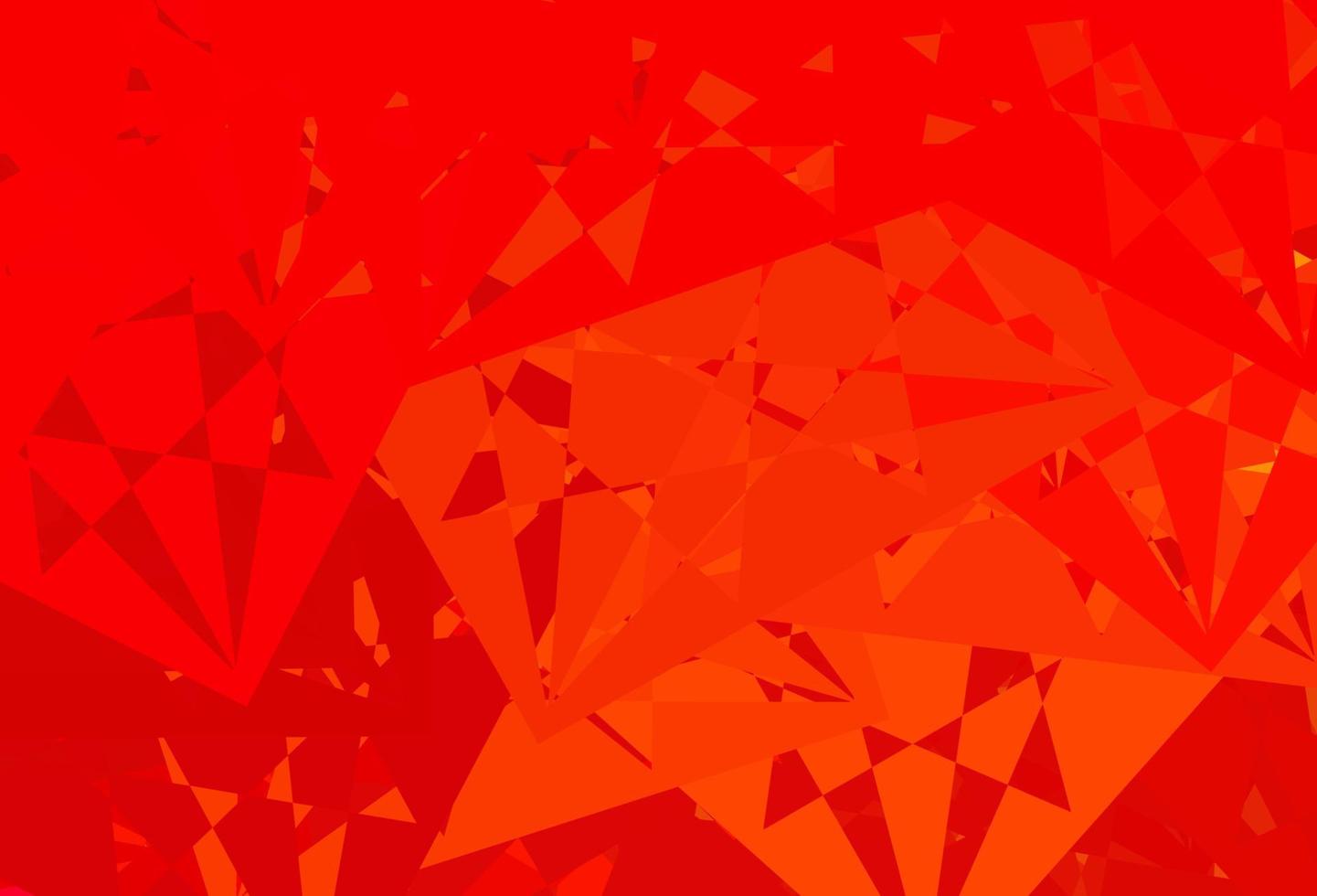 Light Red, Yellow vector backdrop with triangles, lines.