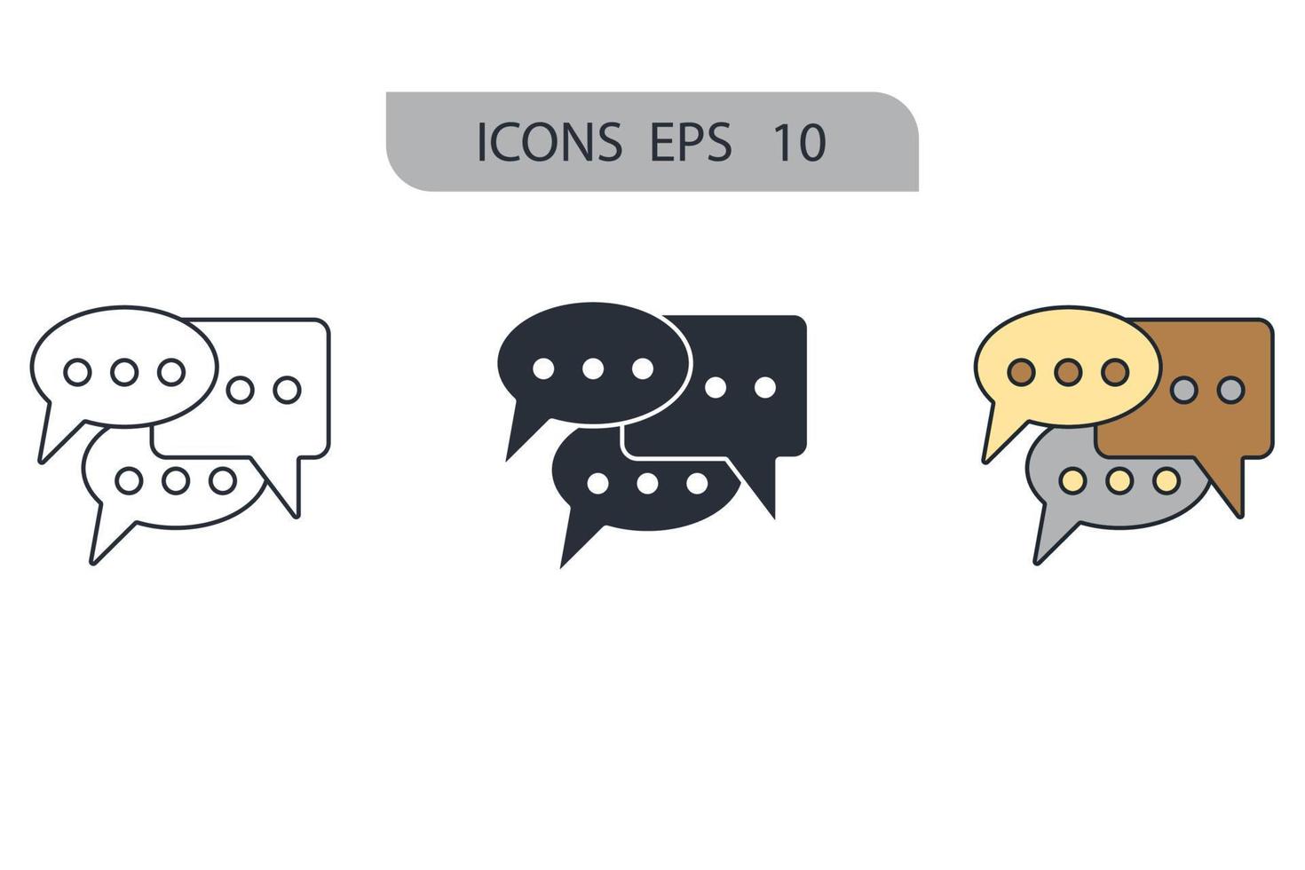 communication icons  symbol vector elements for infographic web