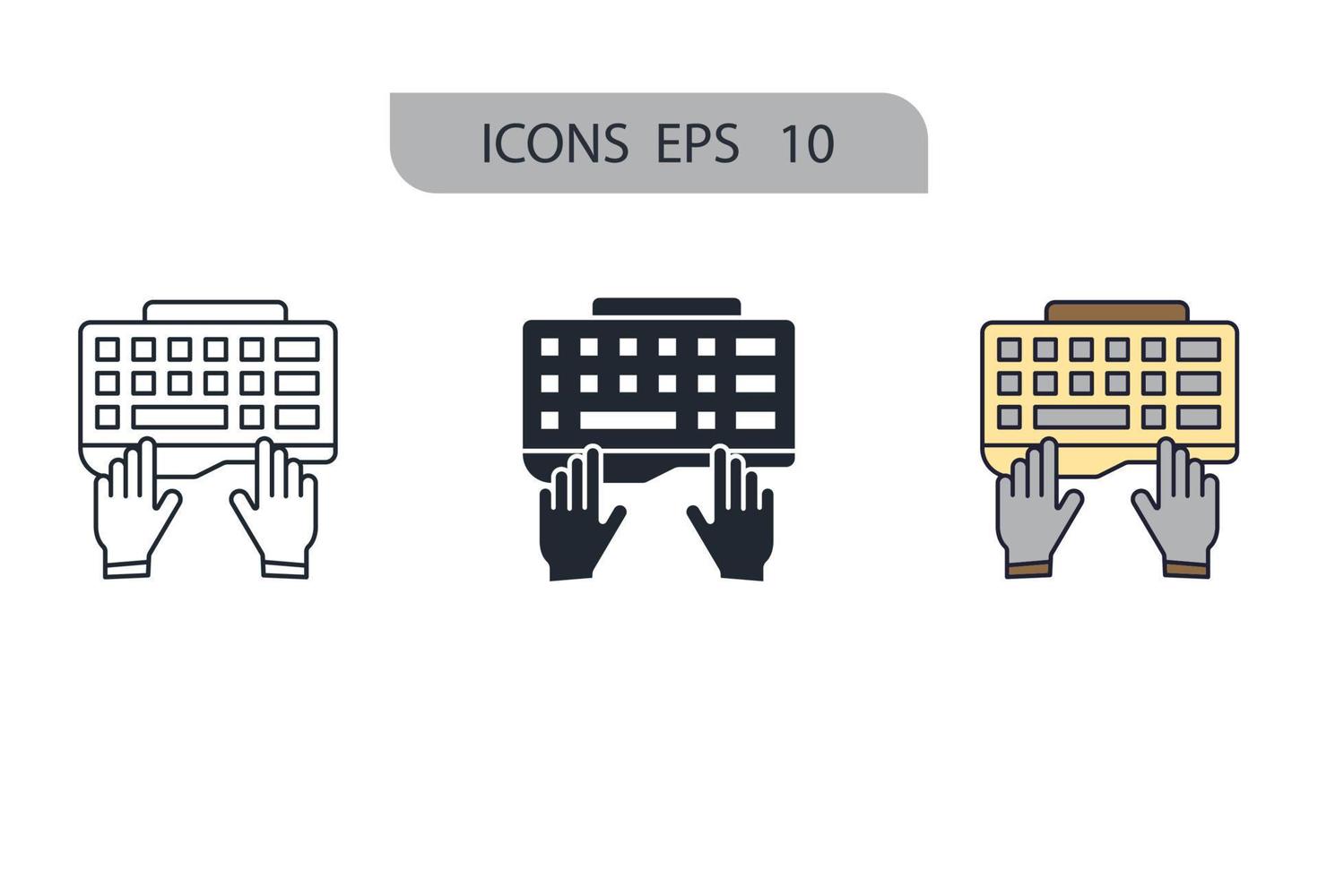 practice icons  symbol vector elements for infographic web