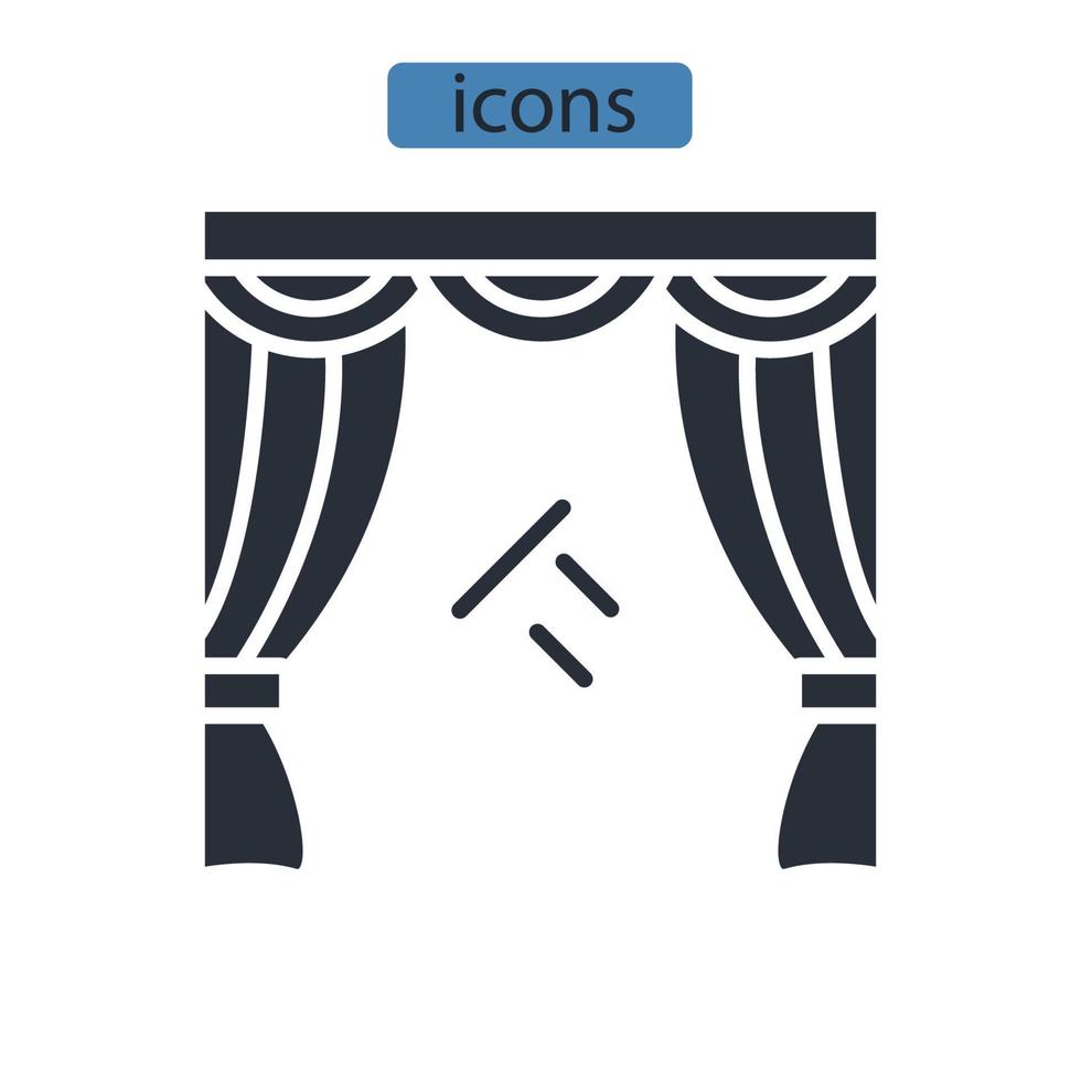 iconos de decoración símbolo elementos vectoriales para web infográfico vector