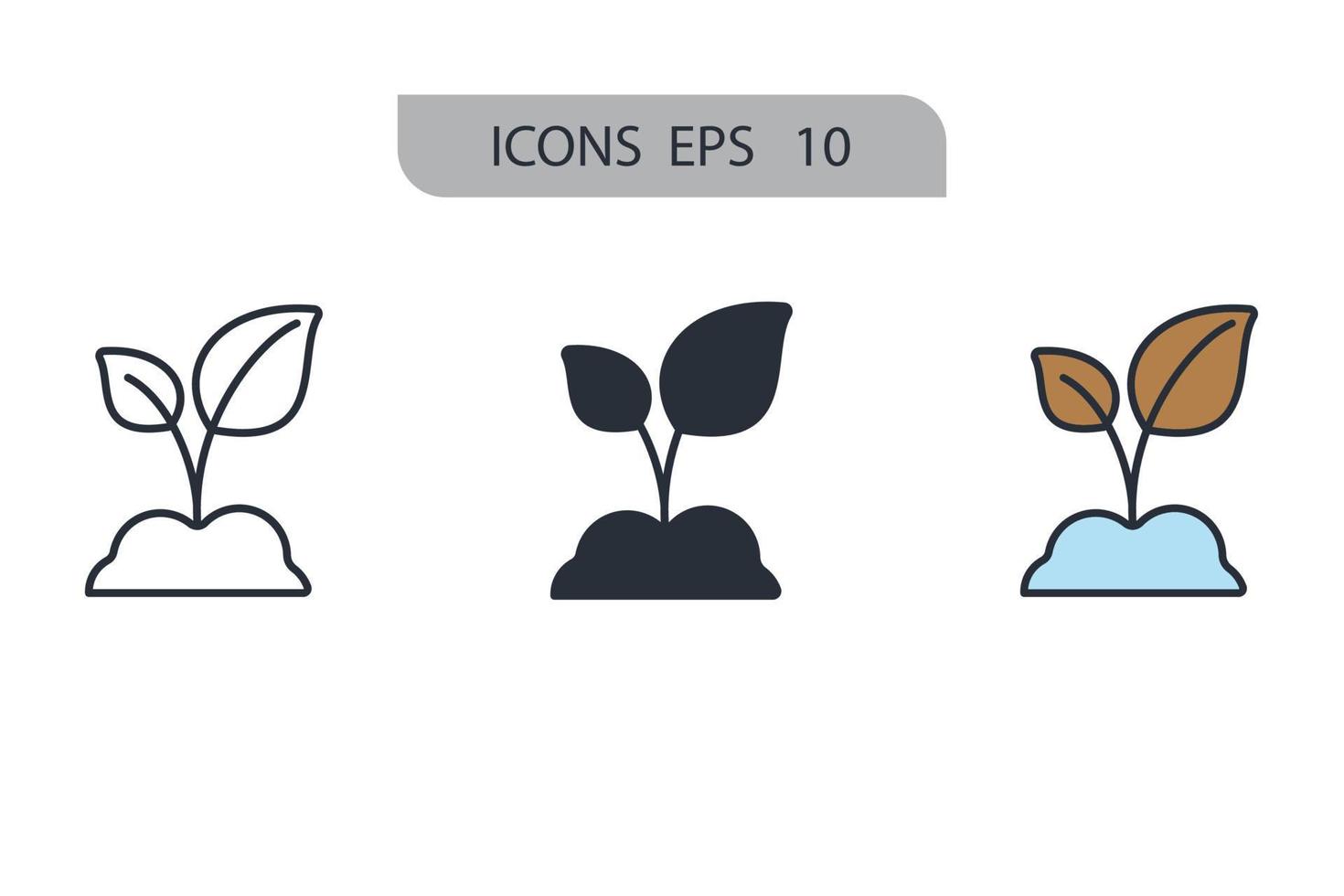 Phytotherapy icons  symbol vector elements for infographic web