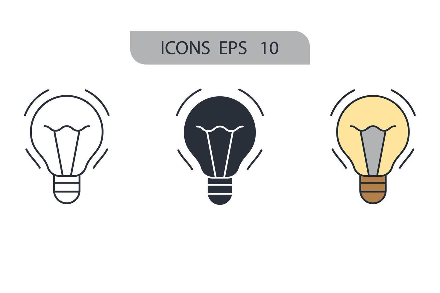 creativity icons  symbol vector elements for infographic web