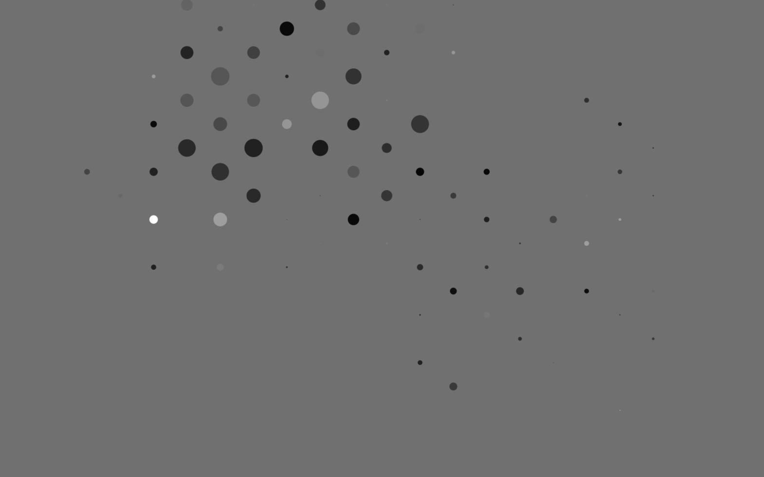 Light Black vector background with bubbles.