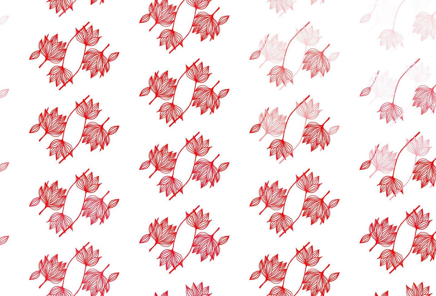 Light Red vector sketch template.