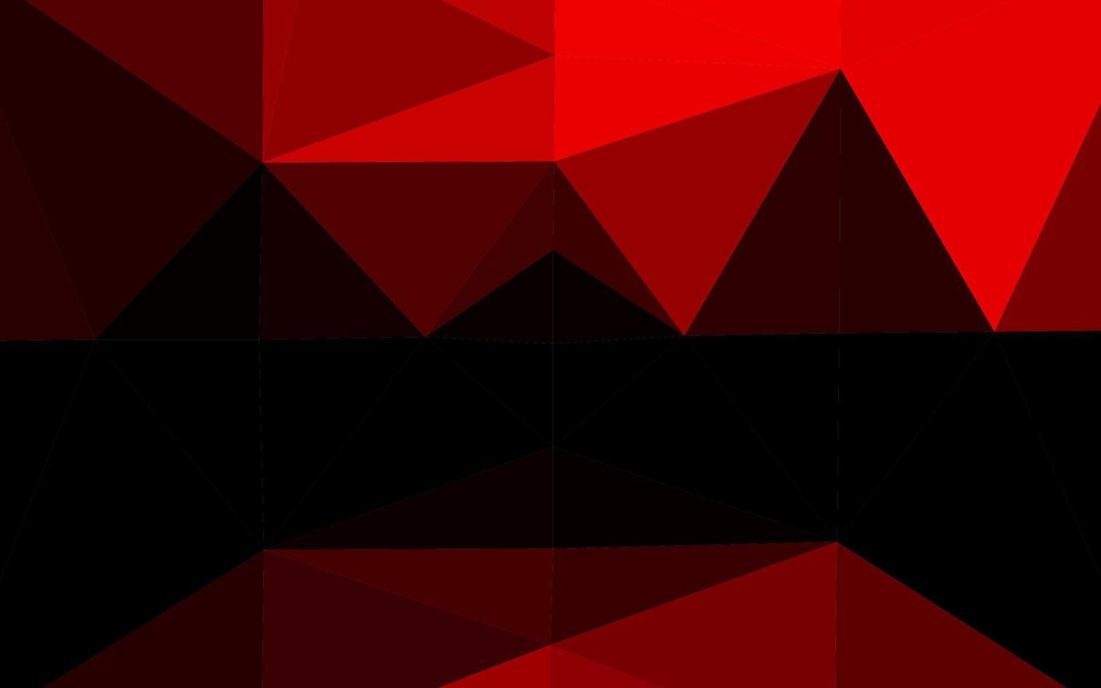 Light Red vector polygonal pattern.