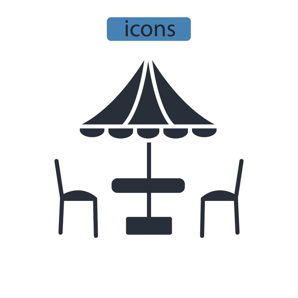 carpa iconos símbolo elementos vectoriales para infografía web vector