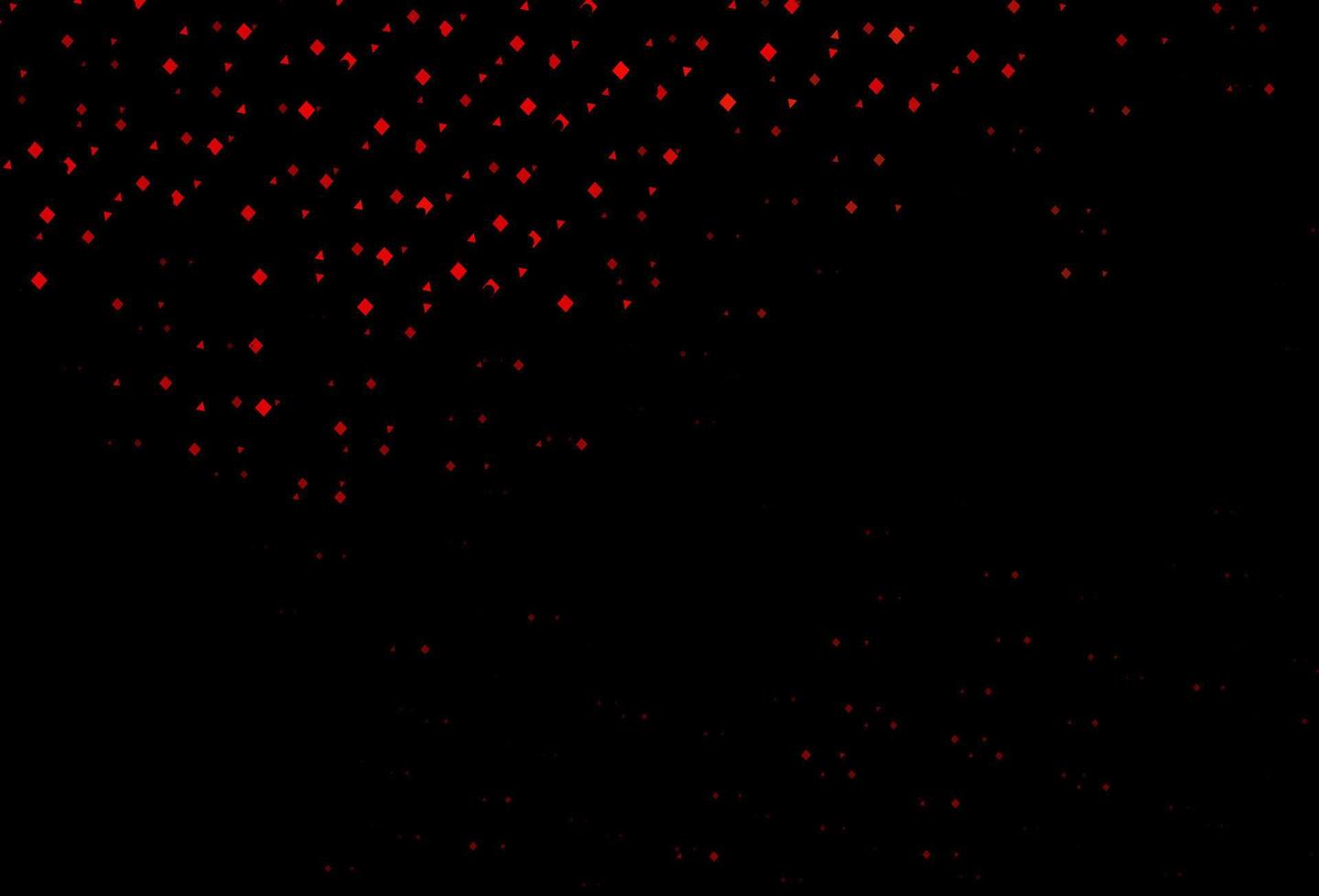 Dark red vector texture in poly style with circles, cubes.