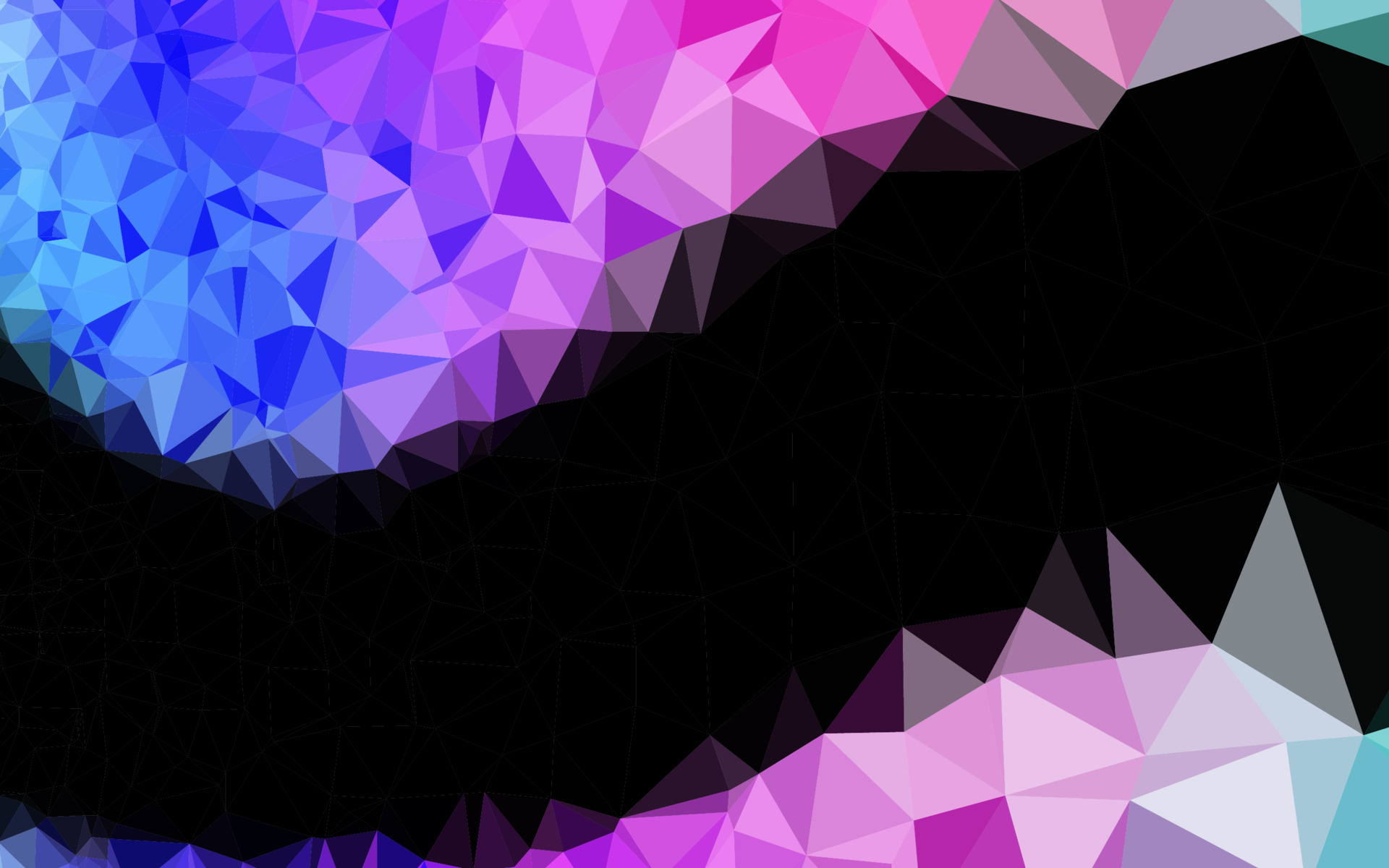 Light Pink, Blue vector polygon abstract background. 8022655 Vector Art