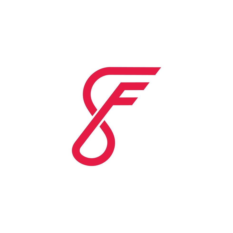 letter s motion fast geometric curves line design logo vector