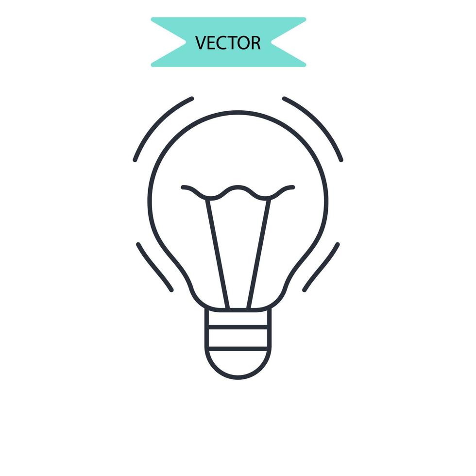 iconos de creatividad símbolo elementos vectoriales para web infográfico vector