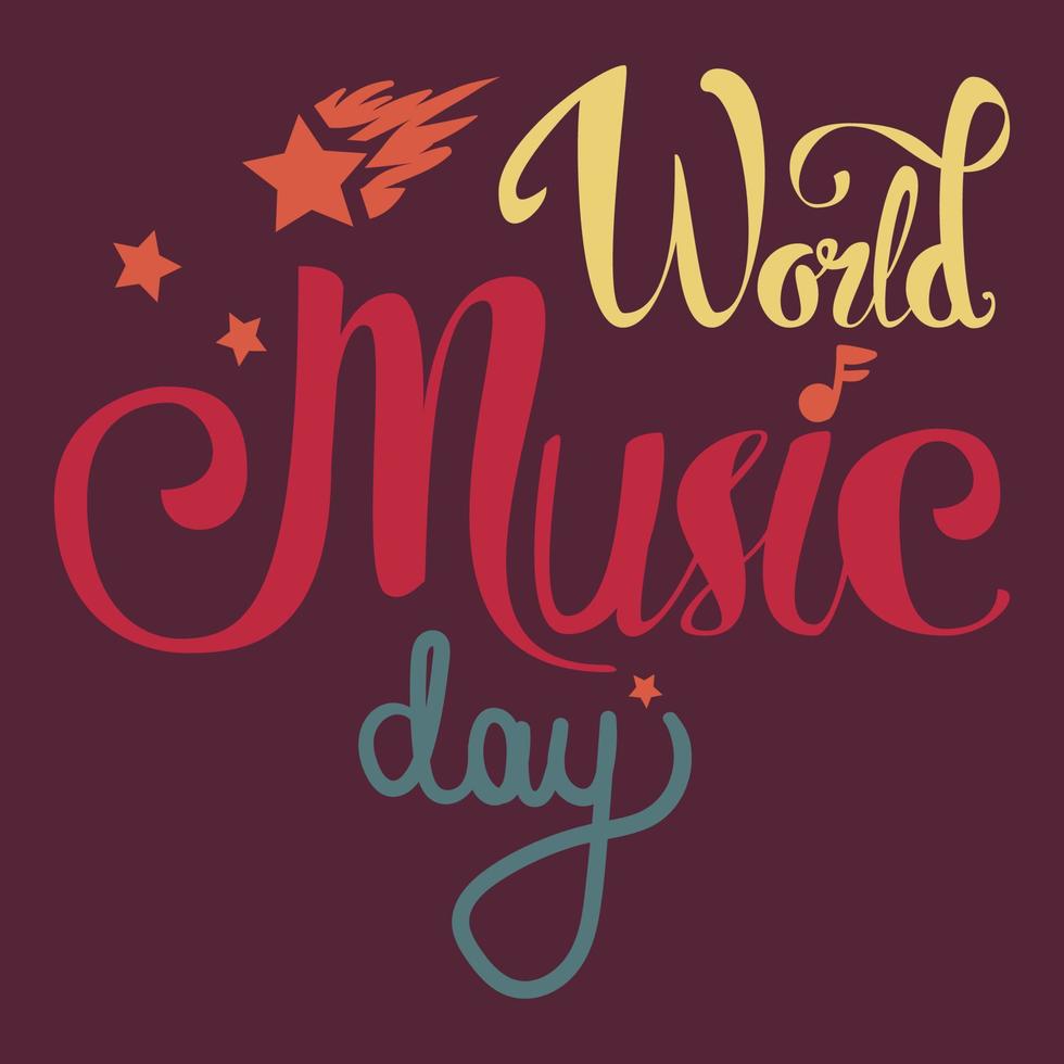 World Music Day vector