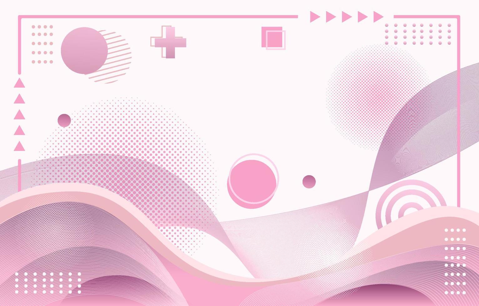 fondo de ondas pastel vector