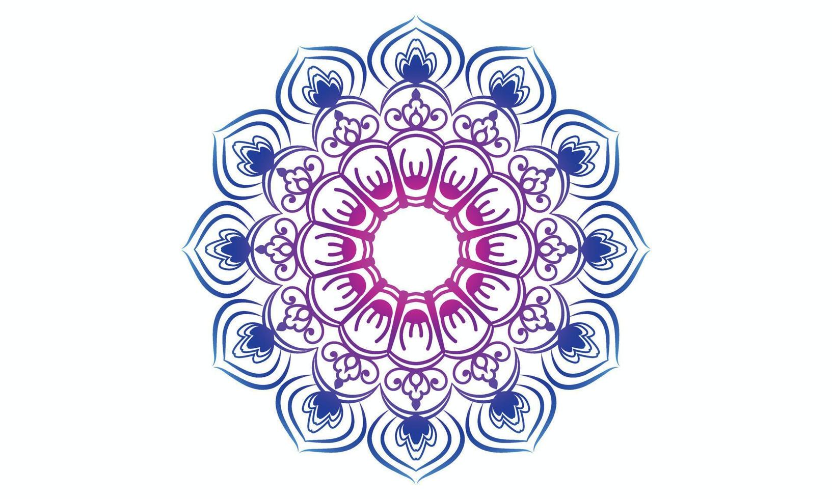 Mandala pattern design. vector