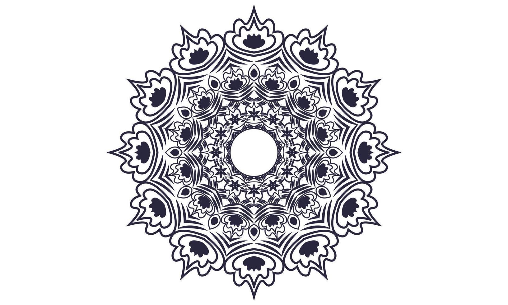 mandala pattern design vector