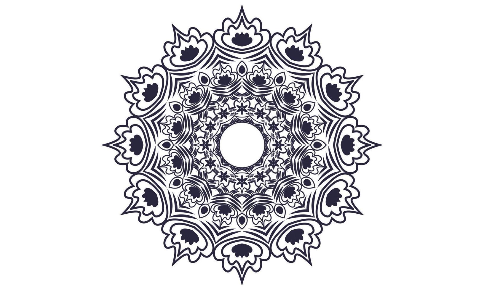 diseño de patrón de mandala vector