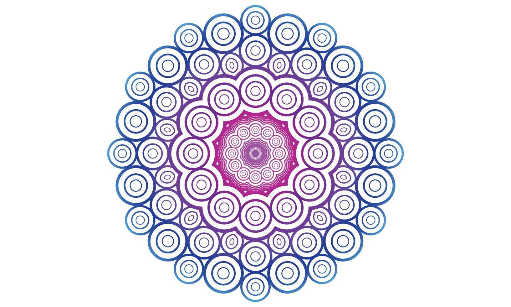 diseño de patrón de mandala. vector