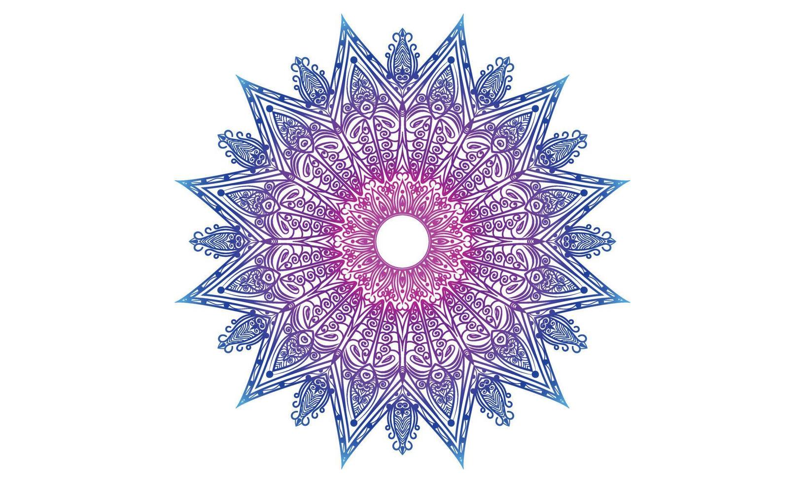 diseño de patrón de mandala. vector